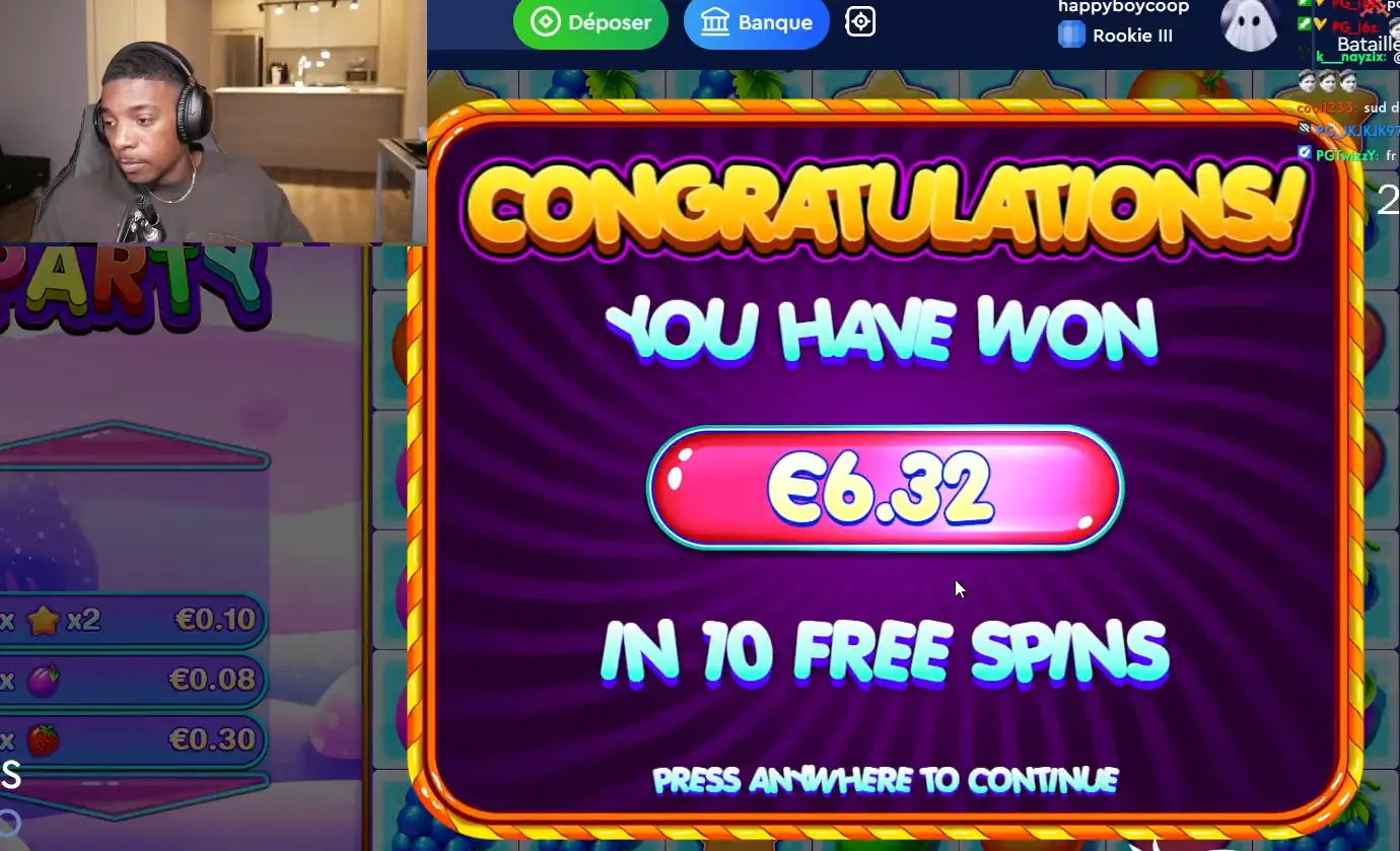 happyboycoop partageant sa bonne humeur en stream